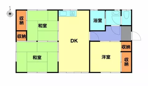 Hiki-gun Yoshimi Town, Oaza Minamiyoshimi (Higashimatsuyama Station) Single-story building 3DK