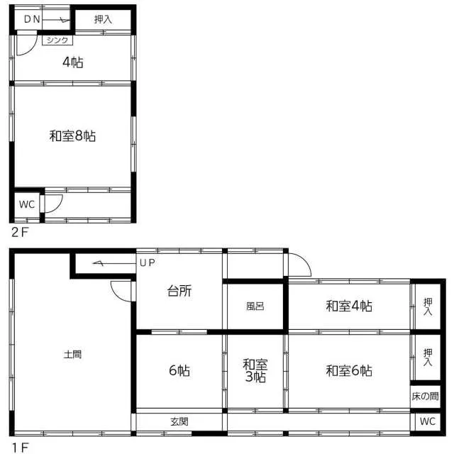 Furusawa, Shimotsuma-shi (Shimotsuma station) 2F 6K

1,500,000 yen
