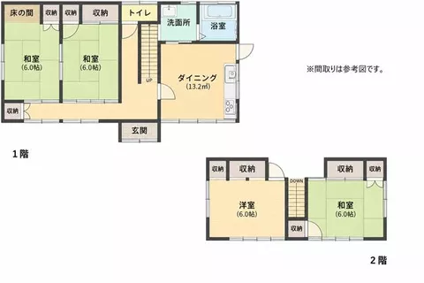 Mobara City, Kamie Yoshikichi (Mobara Station), 2-story, 4DK - Image 2