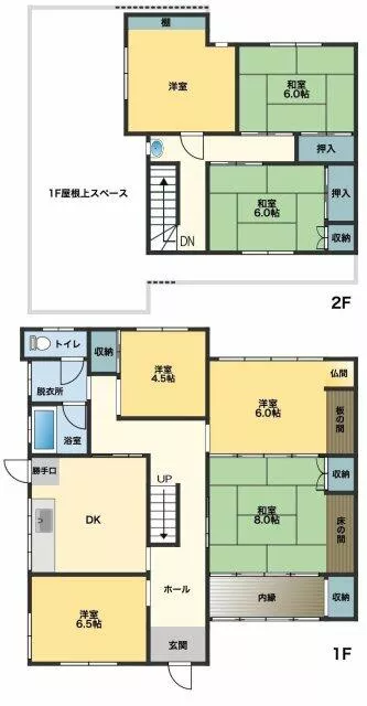 Sabae City, Funatsu-cho 4-chome (Sandoom Nishi Station) 2-story building 7DK - Image 2
