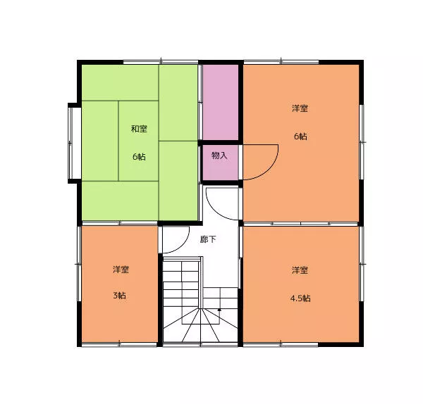 Nagasaki City, Nabasaki 2-chome (Michi-no-O Station), 2-story, 4SLDK