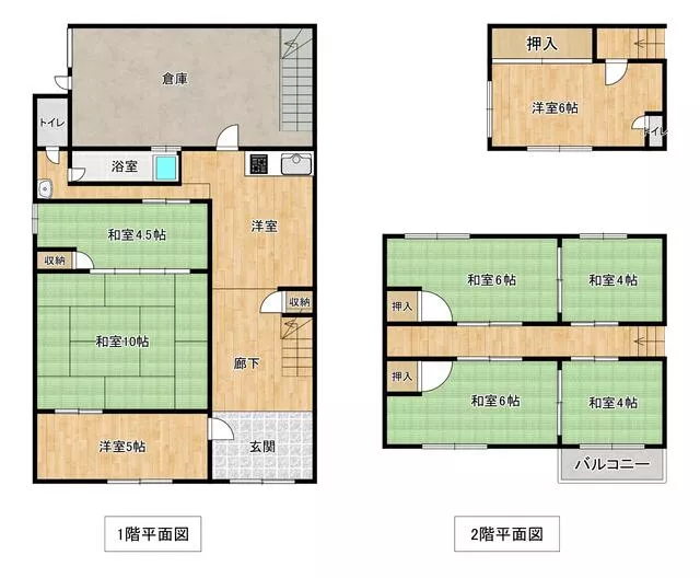 Yamamaru, Gifu City, 2-story building, 8DK