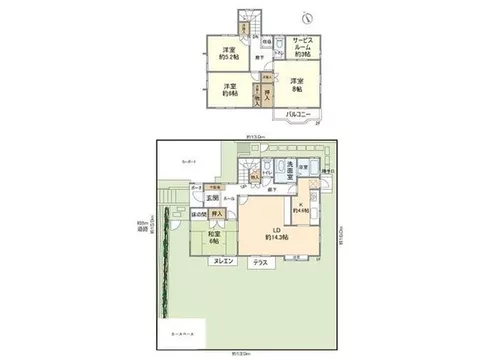 ◆ A property with a front road width of about 8.2 m, a deep southern garden, and a sense of openness! - Image 2