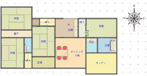 Fujioka City, Fujioka (Gunma Fujioka Station) Single-story building 4DK