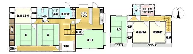 Used single-family home in Minami-Alps City, Southeast Lake (Ichikawa-Daimon Station), 2 stories