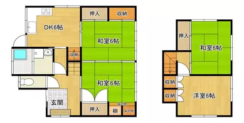 Ogi City, Ushizu Town, Ushizu (Ushizu Station), 2-story, 4DK - Image 2
