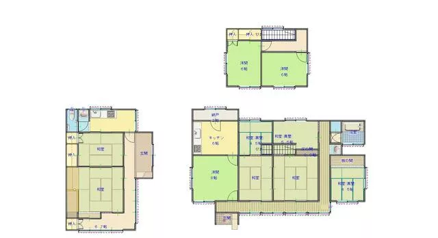Awa City, Donari Town, Donari Aoki (Kamojima Station) Single-story building 2K