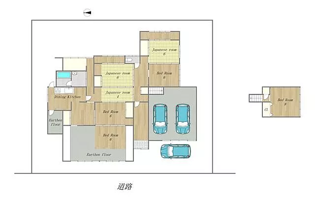 Used single-family home, Kaga District, Kibi Central Town, Toyono, Kaga West Elementary School, Kaga Junior High School