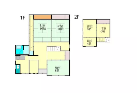 Kitakatsuragi County, Kawai Town, Oaza Kawai (Ikebe Station) 2-story 7DK