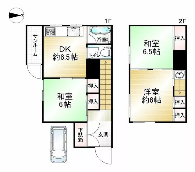 Seika Town, Soraku District, Oaza Iwashiro, Koaza Sugimoto (Shin-Iwashiro Station) 2-story building 3LDK