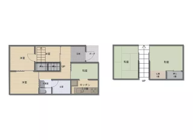 Tokushima City Hamamachi Nijo (Bunka no Mori Station) 2-story 5DK