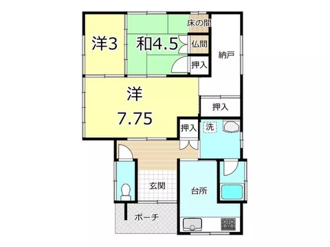 Nomachi 1 (Nomachi Station) 6.8 million yen