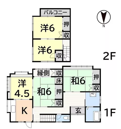 Oita City, Seike-cho 3-chome (Oita Station) 2-story building 5DK - Image 2