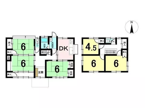 Close to elementary and junior high schools, safe for raising children, free to renovate! A location with good living convenience.