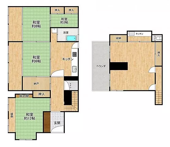 Used single-family home in Shimizu Higashimachi, Kumamoto City, Kita Ward