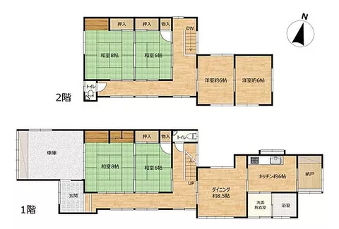 Used single-family home in Nishihoncho 3-chome, Kashiwazaki City