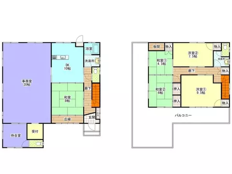 [Residential property with store within walking distance to the station / 5DK + store]