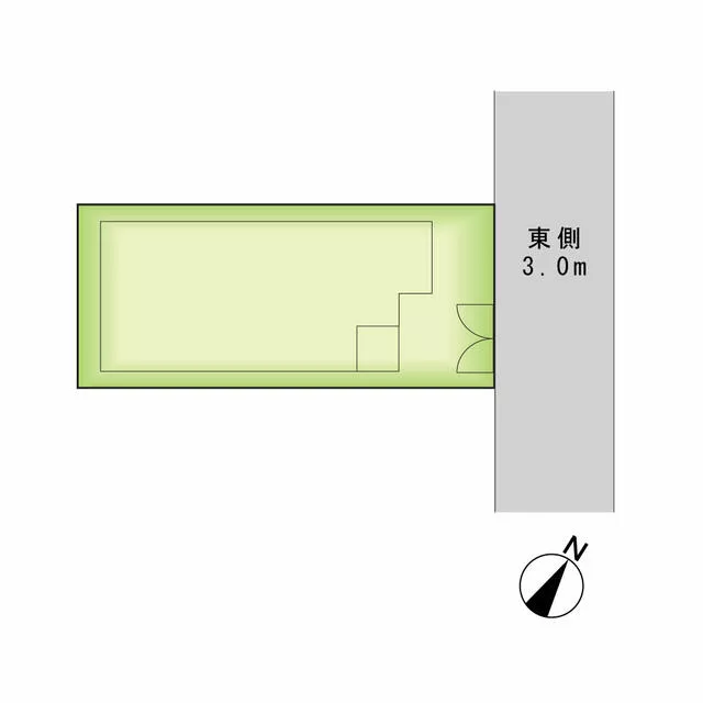 Edogawa Ward, Koiwa 5-chome (Keisei Koiwa Station) 2-story building 3K