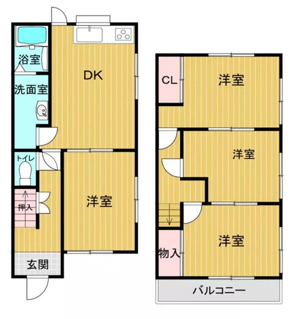Kobe City, Tarumi Ward, Shimizugaoka 1-chome (Tarumi Station) 2-story 4DK