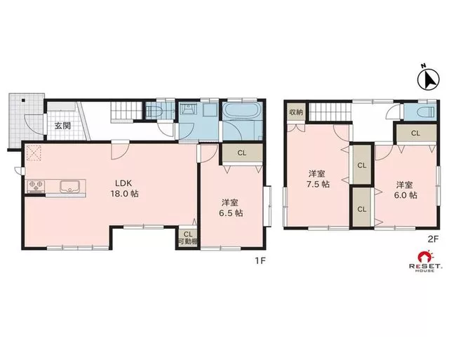 【Reset House】■Niigata Safe Komusubi Housing■Close to commercial facilities & National Route 8