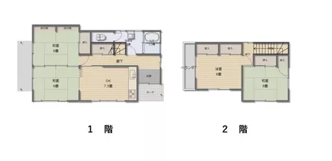 Fuji City Imaizumi (Motoyoshihara Station) 2-story 4DK