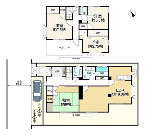 Nabari City, Yurigaoka Nishi 4-Bancho (Nabari Station) 2-story 4LDK