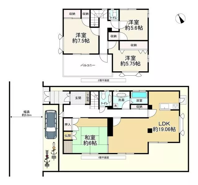 Nabari City, Yurigaoka Nishi 4-Bancho (Nabari Station) 2-story 4LDK