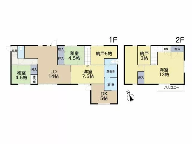 Kobe City, Tarumi Ward, Maikozaka 1-chome (Maiko Station), 2-story building, 5SLDK