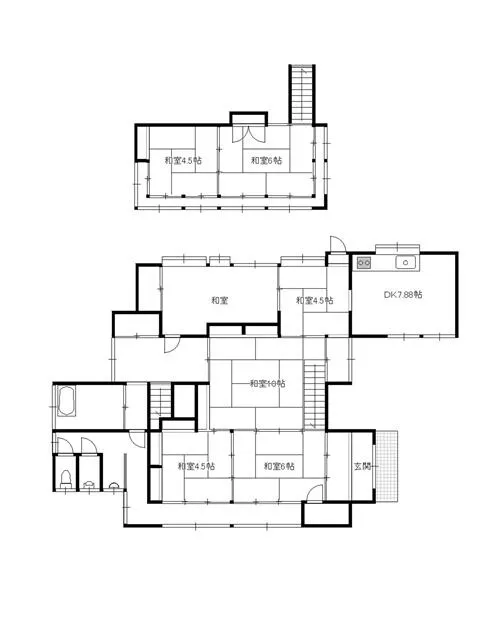 Takahara Town, Nishimorokata District, Kamimuta (Takahara Station) 2-story 7DK
