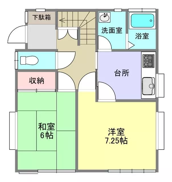 Honjo City Kashiwa 1-chome (Honjo Station) 2-story building 5DK