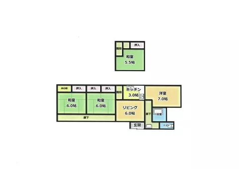 Kawakitanaka-machi, Wakayanagi, Kurihara-shi, Kurihara (Ishikoshi station) 2F 5K

1.5 million yen