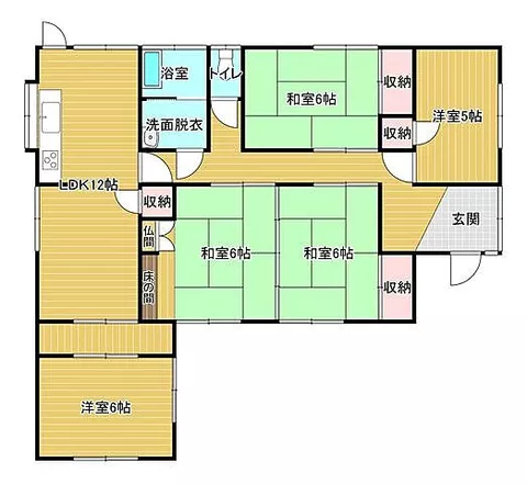 Used single-family home, Toyoura Town, Shimonoseki City, 1-chome Toyoyodai