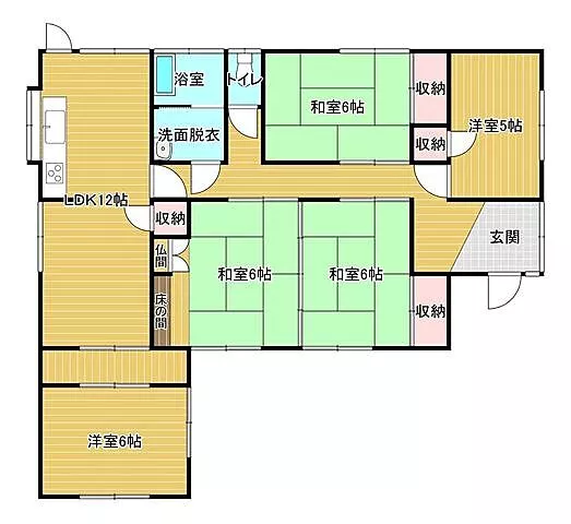 Used single-family home, Toyoura Town, Shimonoseki City, 1-chome Toyoyodai