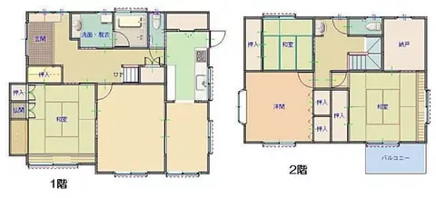 Used single-family home Wakayama City Zenmyoji, used house, 116642