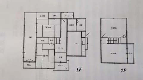 Maizuru City, Tanaka (Higashi-Maizuru Station), 2-story, 4DK - Image 2