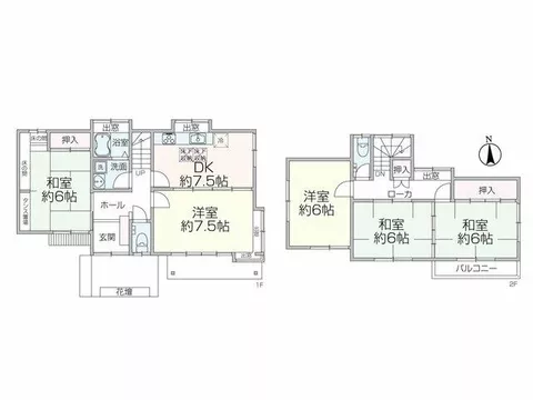 Nagoya City, Minato Ward, Fukuzen 1-chome (Kintetsu Kanie Station) 2-story 5DK
