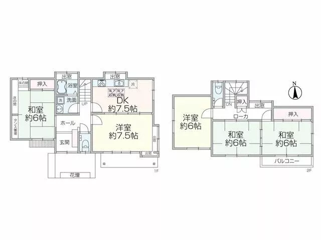 Nagoya City, Minato Ward, Fukuzen 1-chome (Kintetsu Kanie Station) 2-story 5DK