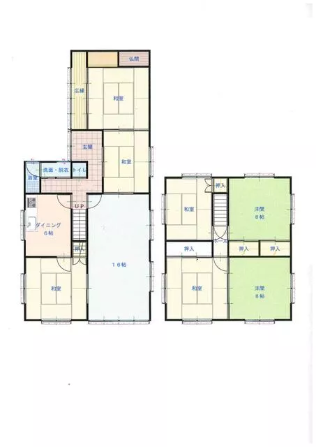 Nagahama City, Terada-cho (Tamura Station) 2-story building 8DK