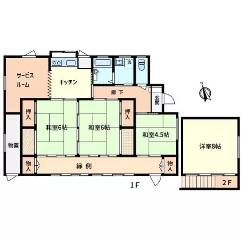 Kiryu City, Niizatocho Shinkawa (Higashishinkawa Station) Single-story building 3SDK