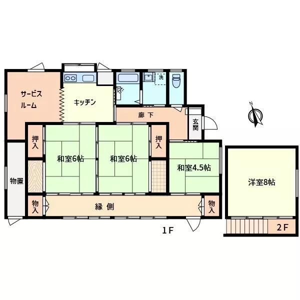 Kiryu City, Niizatocho Shinkawa (Higashishinkawa Station) Single-story building 3SDK