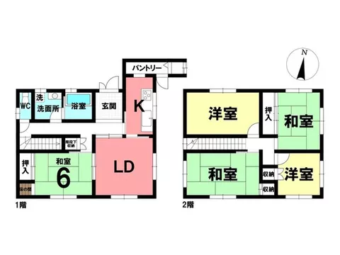 ■Spacious 5LDK■Steel frame construction■Sunken kotatsu■Pantry■South-facing■Garden over 10 tsubo