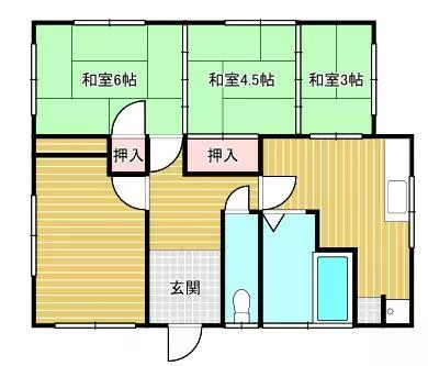 Nagasaki City, Mizunoura Town (Nagasaki Station) Single-story building 4DK