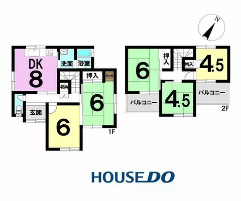 Aisai City Akamecho Umiyou (Rokurin Station) 2-story 5DK