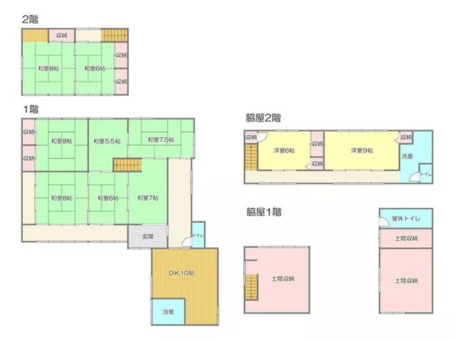 ◆ Two-story used house in Taro Uma Shinden, Iwata City. ◆ Corner lot with good sunlight