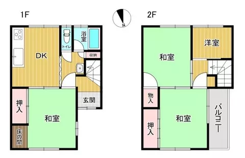 Higashi-Osaka City, Wakaehonmachi 4-chome (Wakae-Iwata Station) 2-story 3DK