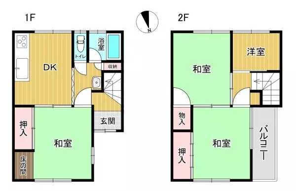 Higashi-Osaka City, Wakaehonmachi 4-chome (Wakae-Iwata Station) 2-story 3DK