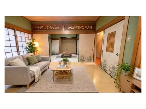 Toilet and washbasin renovated! Recommended for motorcycle enthusiasts with an inner garage!