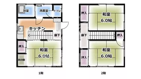 Miyakonojo City, Takao 3-chome 2-story building 3K