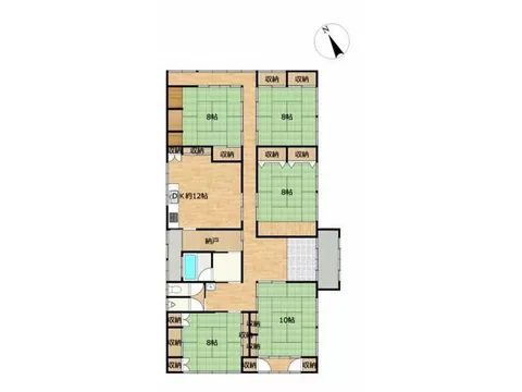 [Open House Held] [Interior and Exterior Renovation Planned] 5DK single-story house. There are 5 Japanese-style rooms. Supermarket