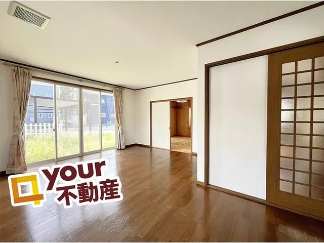 "A garden where you can play without worrying about your surroundings ◎ Family time expands freely in a 4SLDK♪"